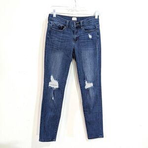 Sneak Peek Sexy Boyfriend Distressed Skinny Jeans - Size 3 Womens Juniors